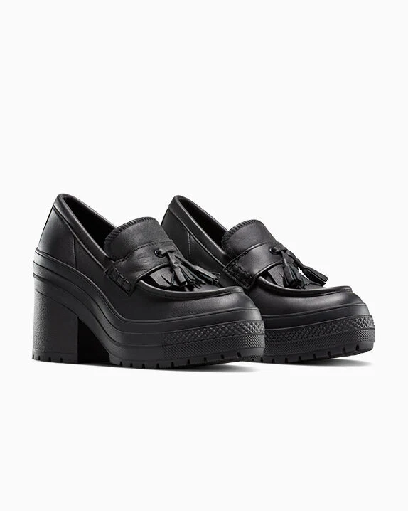 Chuck 70 De Luxe Heel Loafer Platform Leather Low Top - Image 10
