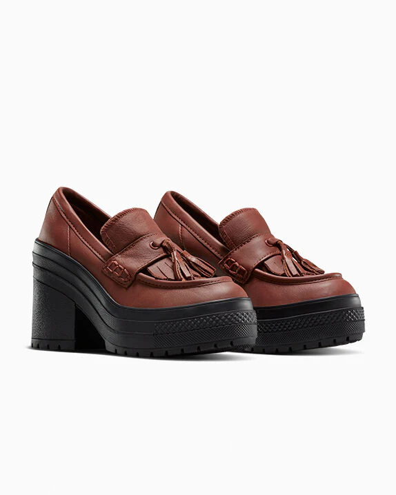 Chuck 70 De Luxe Heel Loafer Platform Leather Low Top - Image 18
