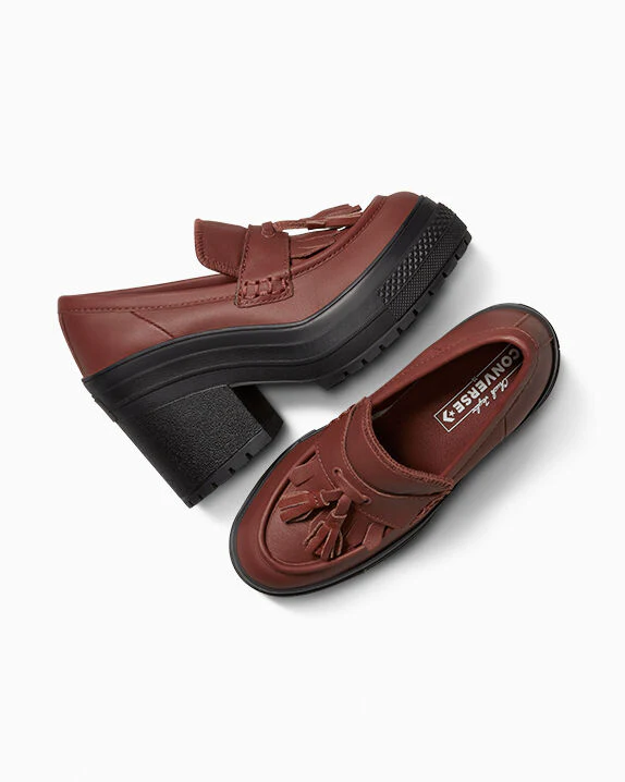 Chuck 70 De Luxe Heel Loafer Platform Leather Low Top - Image 19