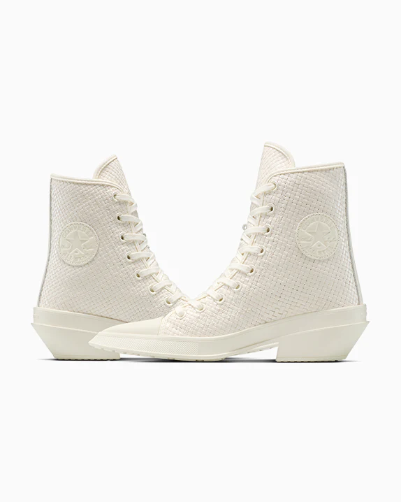 Chuck 70 De Luxe Pointed Platform Woven Leather - Image 11