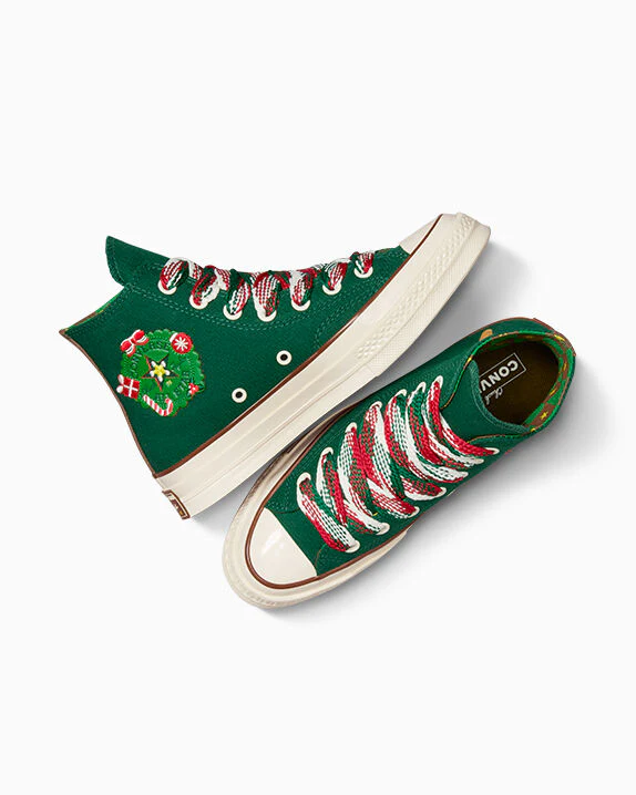Chuck 70 X-Mas Gingerbread & Knit Sock High Top - Image 14