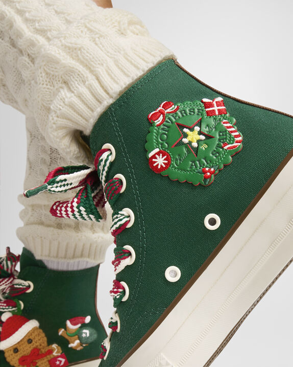 Chuck 70 X-Mas Gingerbread & Knit Sock High Top - Image 15