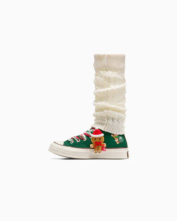 Chuck 70 X-Mas Gingerbread & Knit Sock High Top - Image 16