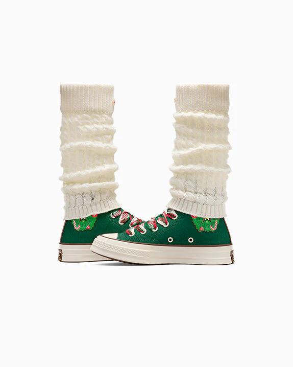Chuck 70 X-Mas Gingerbread & Knit Sock High Top - Image 19