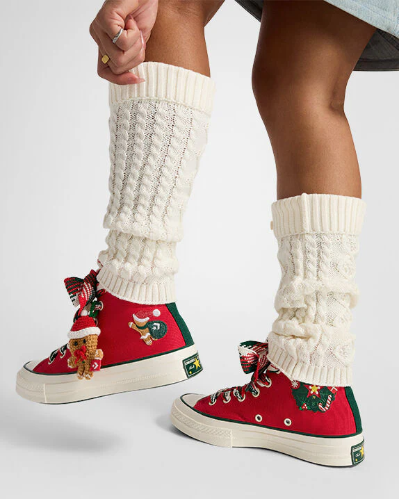 Chuck 70 X-Mas Gingerbread & Knit Sock High Top - Image 2