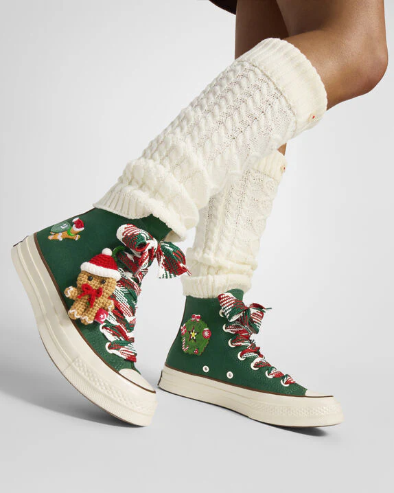 Chuck 70 X-Mas Gingerbread & Knit Sock High Top - Image 23