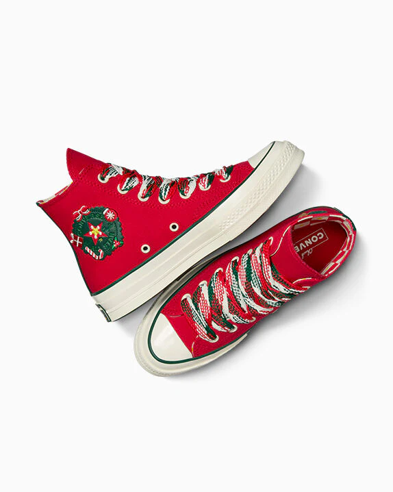 Chuck 70 X-Mas Gingerbread & Knit Sock High Top - Image 6