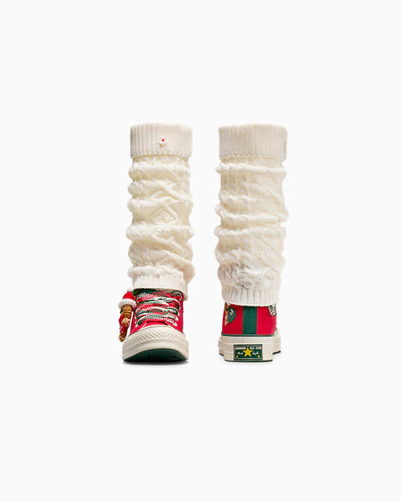 Chuck 70 X-Mas Gingerbread & Knit Sock High Top - Image 8
