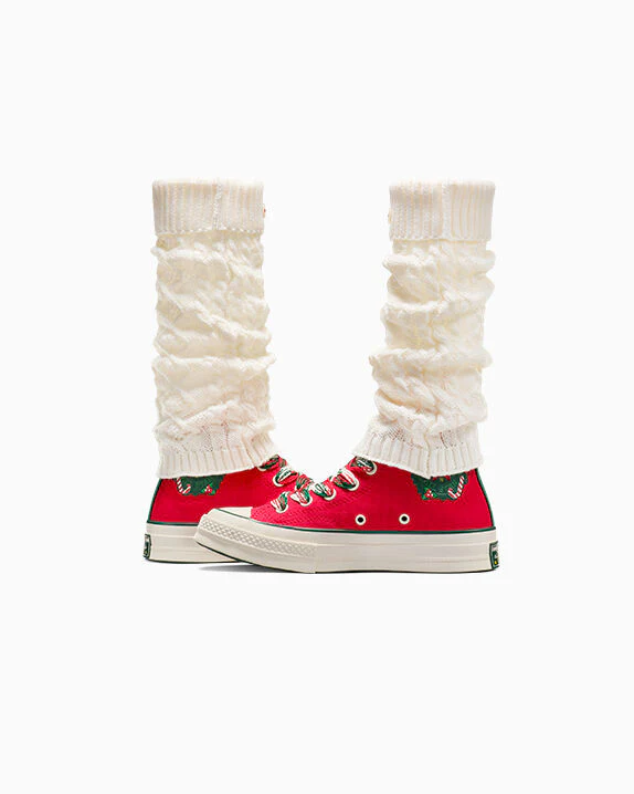Chuck 70 X-Mas Gingerbread & Knit Sock High Top - Image 9