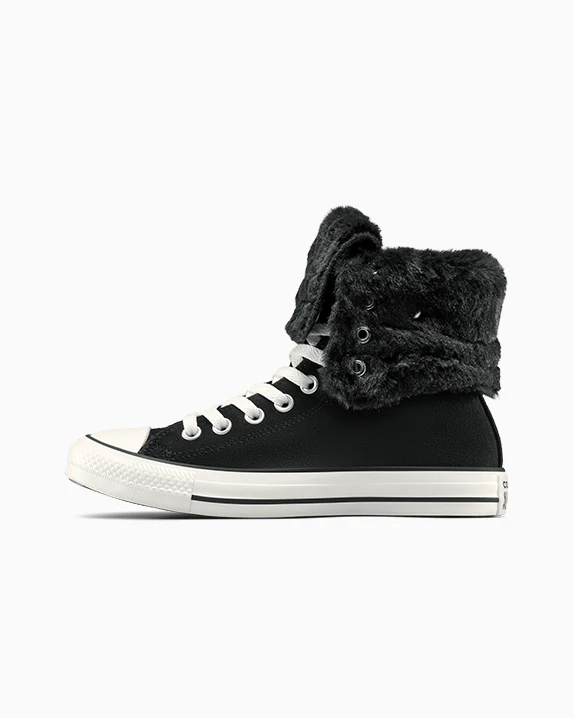 Chuck Taylor All Star Fold Over XHi Faux Fur - Image 8