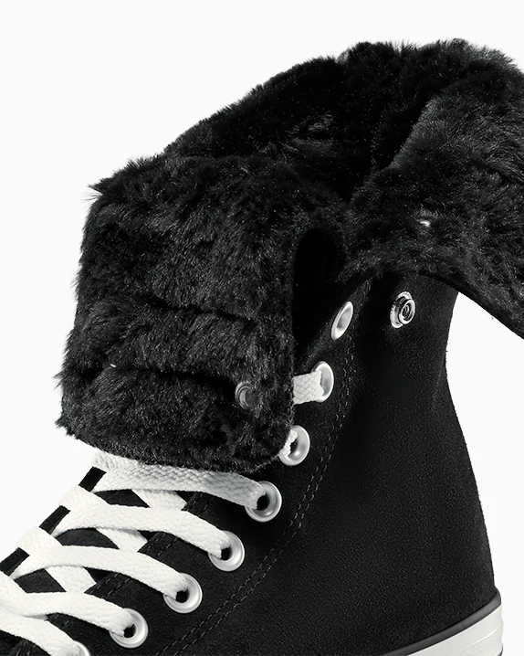 Chuck Taylor All Star Fold Over XHi Faux Fur - Image 9