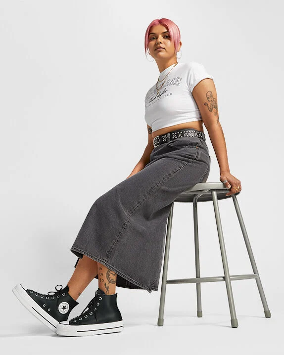 Converse Chuck Taylor All Star Lift Leather High Top - Image 10