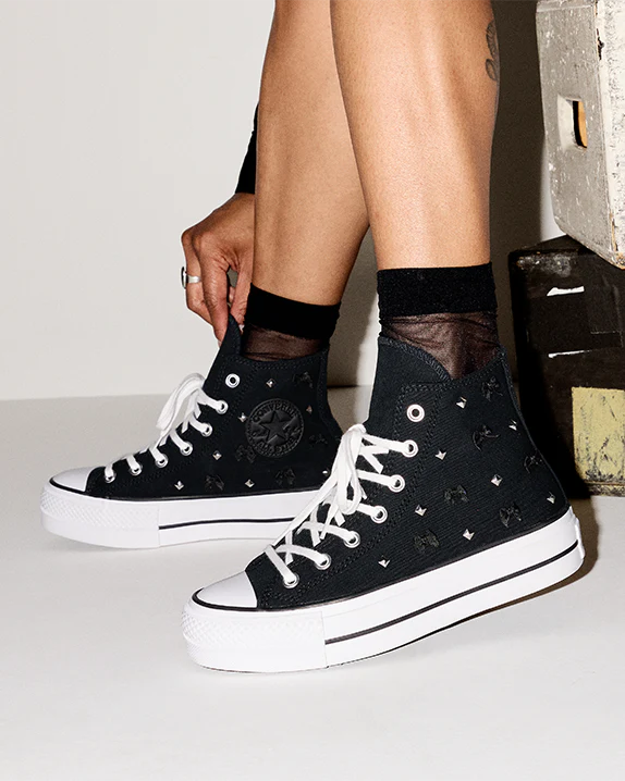 Chuck Taylor All Star Lift Platform Bows & Studs - Image 2