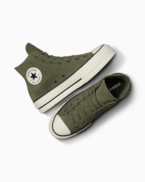 Chuck Taylor All Star Lift Platform Colourful Suede High Top - Image 17