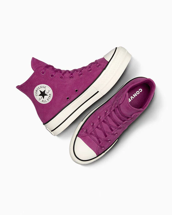 Chuck Taylor All Star Lift Platform Colourful Suede High Top - Image 3