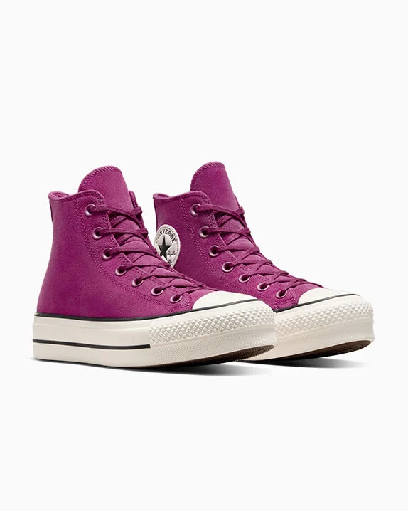 Chuck Taylor All Star Lift Platform Colourful Suede High Top - Image 7