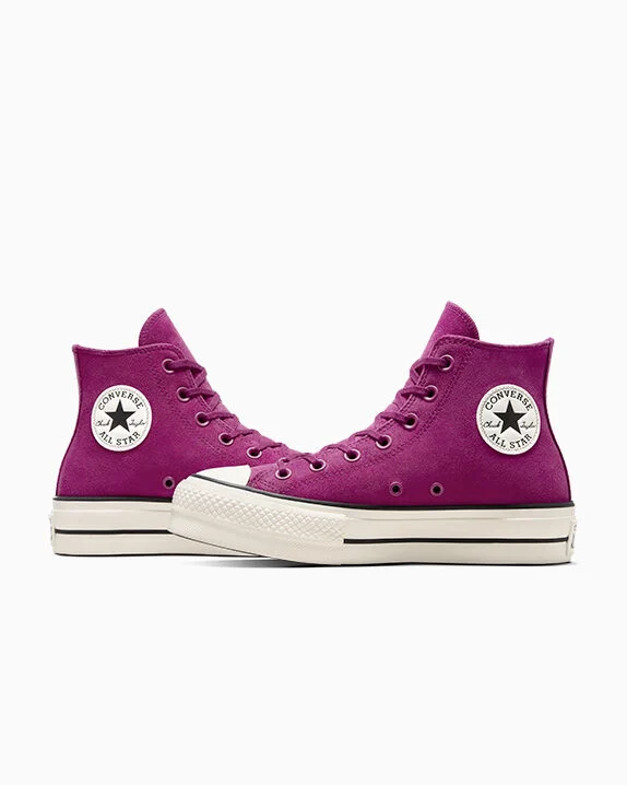 Chuck Taylor All Star Lift Platform Colourful Suede High Top - Image 8
