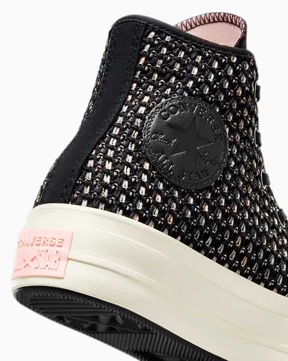 Chuck Taylor All Star Lift Platform Crochet High Top - Image 3