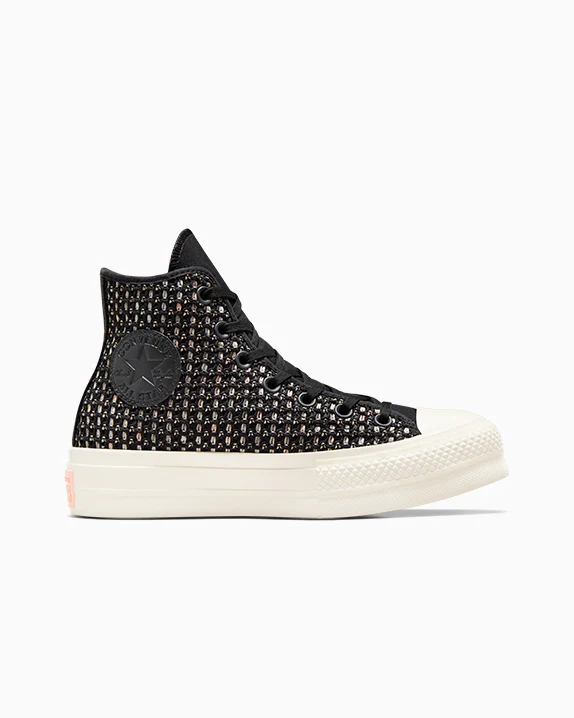 Chuck Taylor All Star Lift Platform Crochet High Top - Image 4