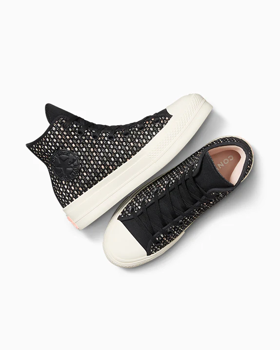 Chuck Taylor All Star Lift Platform Crochet High Top - Image 6