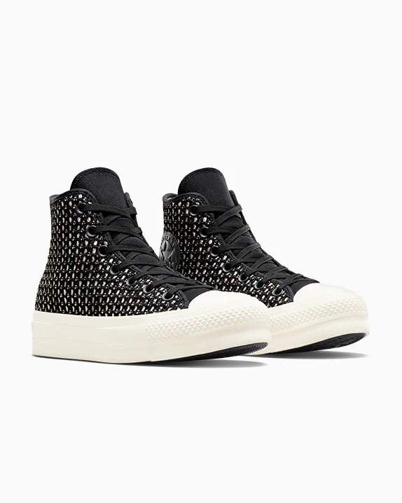 Chuck Taylor All Star Lift Platform Crochet High Top - Image 7