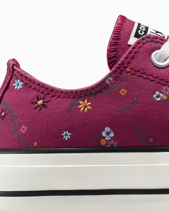 Chuck Taylor All Star Lift Platform Floral Patchwork - Image 3