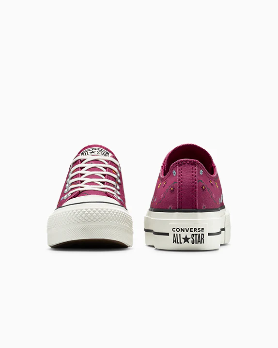 Chuck Taylor All Star Lift Platform Floral Patchwork - Image 7