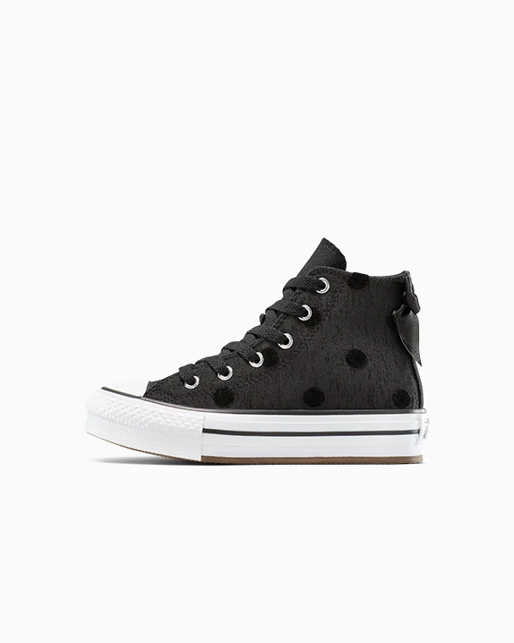 Chuck Taylor All Star Lift Platform Polka Dot & Bow - Image 4