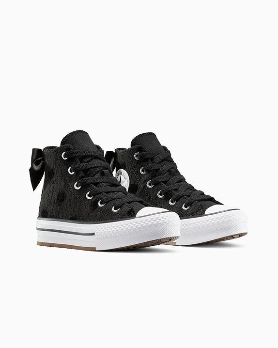Chuck Taylor All Star Lift Platform Polka Dot & Bow - Image 5