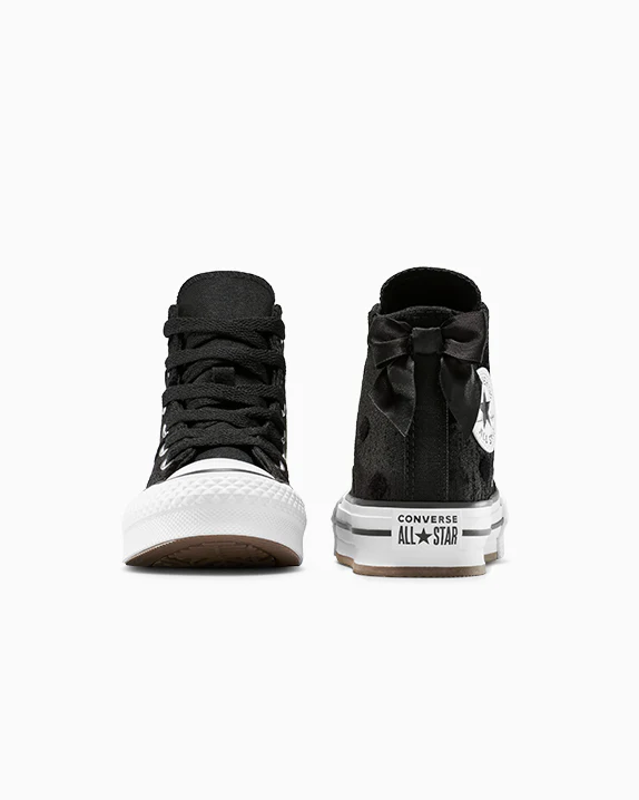 Chuck Taylor All Star Lift Platform Polka Dot & Bow - Image 7