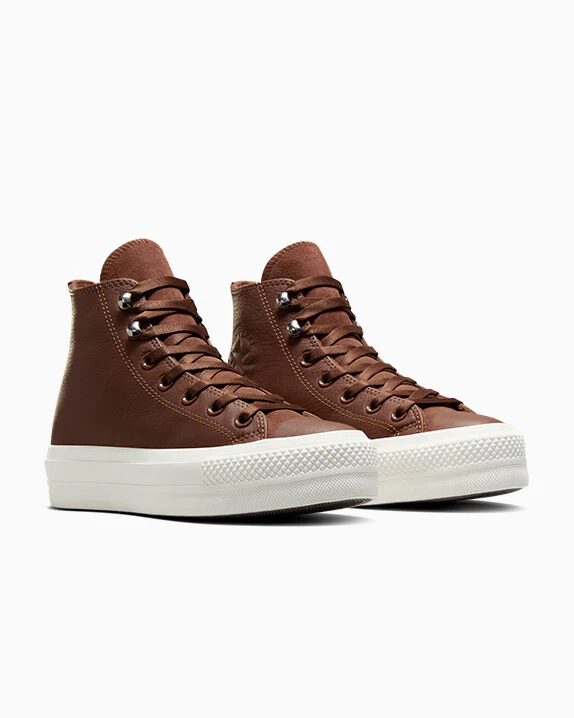 Chuck Taylor All Star Lift Platform Water Repellent Leather High Top - Image 2