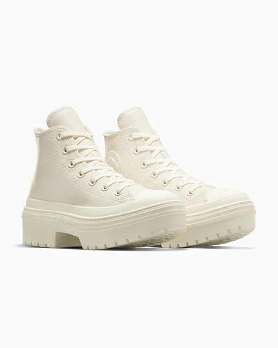 Chuck Taylor All Star Lugged Heel Leather Platform - Image 2