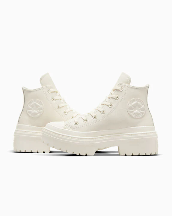 Chuck Taylor All Star Lugged Heel Leather Platform - Image 3