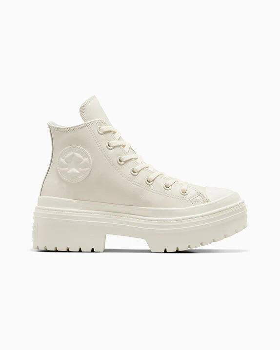 Chuck Taylor All Star Lugged Heel Leather Platform - Image 5