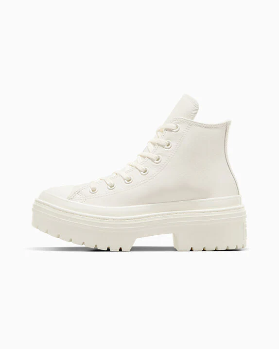 Chuck Taylor All Star Lugged Heel Leather Platform - Image 6