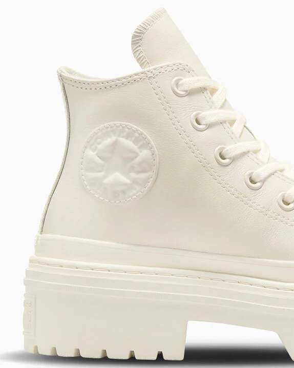 Chuck Taylor All Star Lugged Heel Leather Platform - Image 7