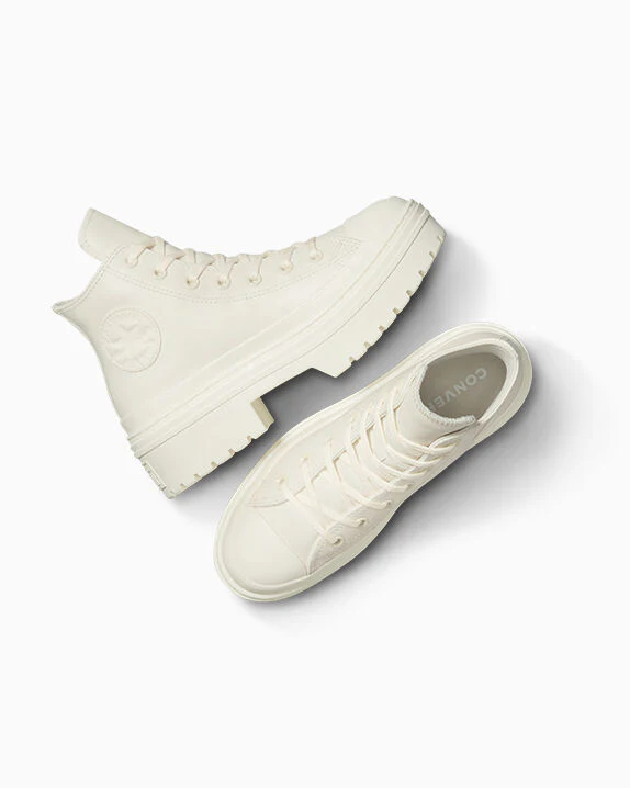 Chuck Taylor All Star Lugged Heel Leather Platform - Image 8