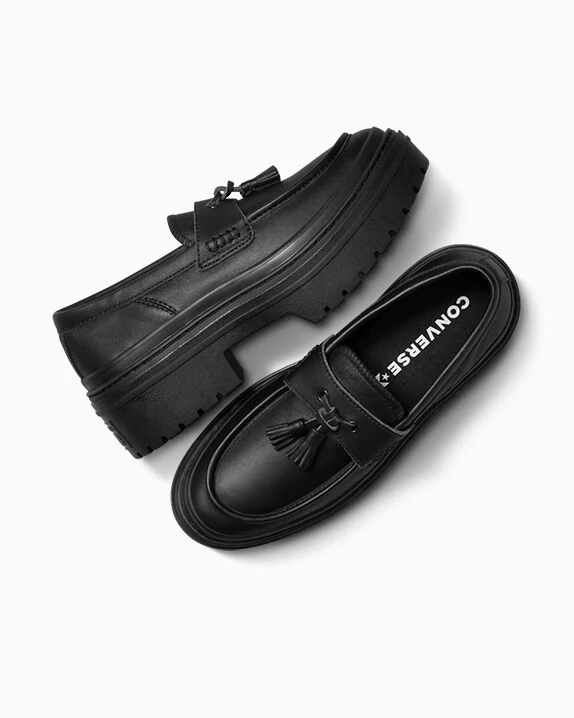 Chuck Taylor All Star Lugged Heel Loafer Platform Leather Low Top - Image 6