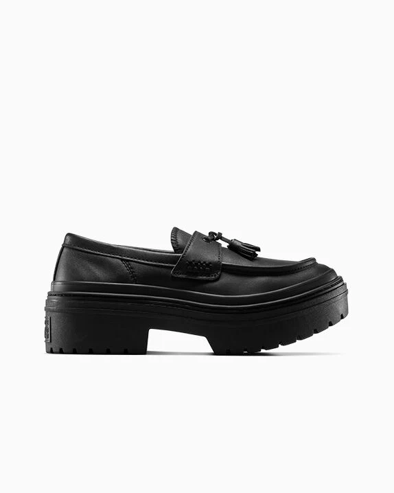 Chuck Taylor All Star Lugged Heel Loafer Platform Leather Low Top - Image 8