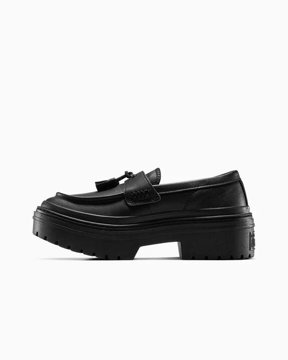 Chuck Taylor All Star Lugged Heel Loafer Platform Leather Low Top - Image 9