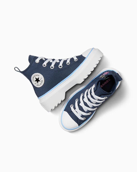 Chuck Taylor All Star Lugged Lift Platform Easy On Floral Embroidery High Top - Image 5
