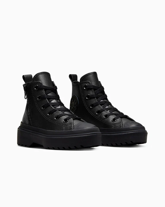 Chuck Taylor All Star Lugged Lift Platform Leather High Top - Image 2
