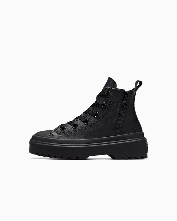 Chuck Taylor All Star Lugged Lift Platform Leather High Top - Image 4