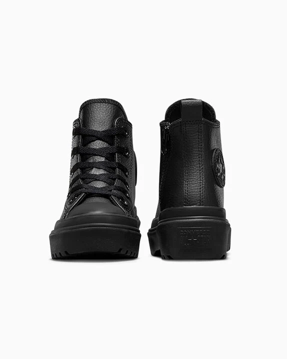 Chuck Taylor All Star Lugged Lift Platform Leather High Top - Image 6