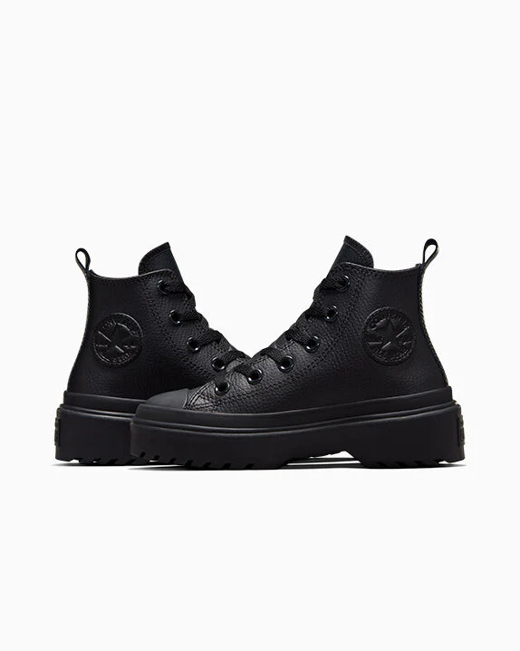 Chuck Taylor All Star Lugged Lift Platform Leather High Top - Image 7