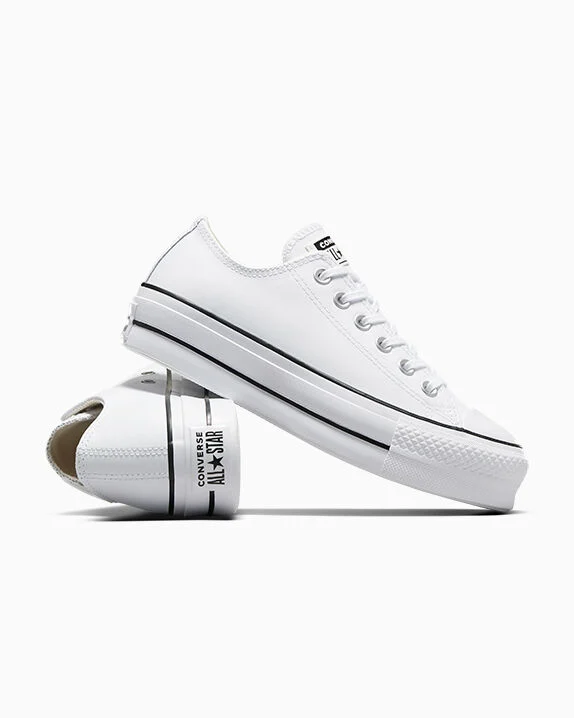 Chuck Taylor All Star Platform Leather Low Top - Image 10