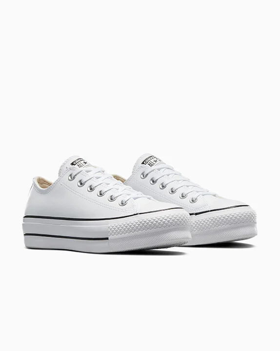 Chuck Taylor All Star Platform Leather Low Top - Image 9
