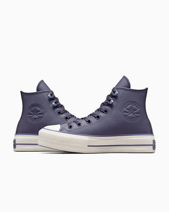 Chuck Tayor All Star Lift Platform Weatherized Leather High Top - Image 18