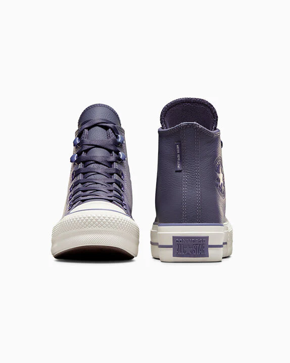 Chuck Tayor All Star Lift Platform Weatherized Leather High Top - Image 19