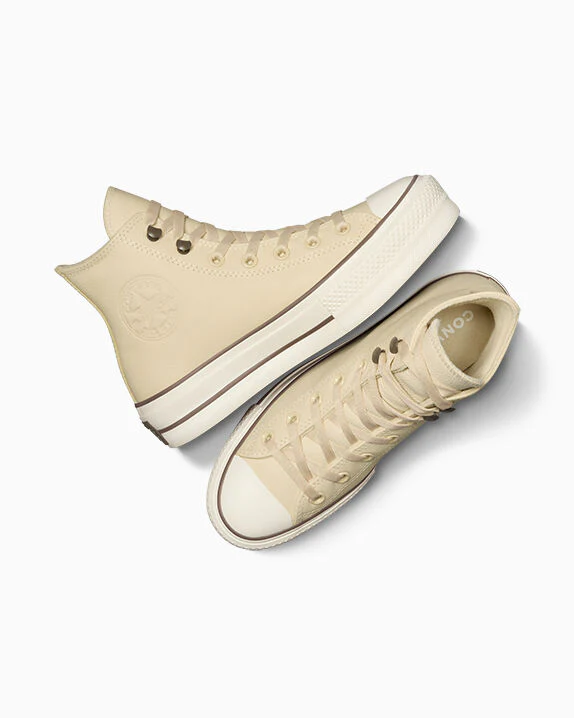 Chuck Tayor All Star Lift Platform Weatherized Leather High Top - Image 8